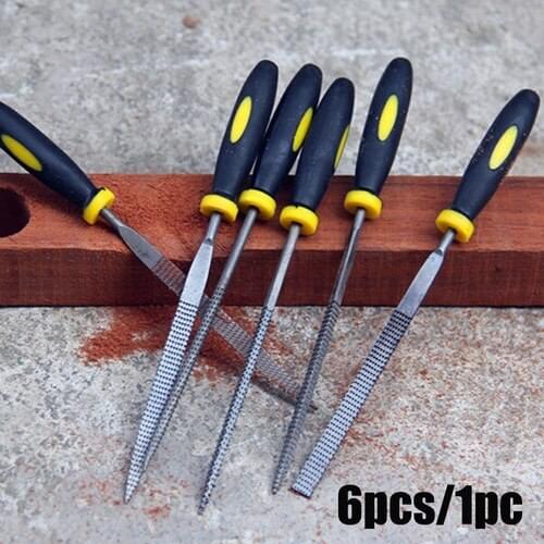 6pcs 3x140mm Mini Needle File Set Files For Metal Glass Stone Jewelry Wood Carving Craft