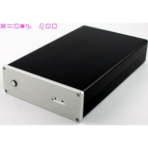 Free ship WA10 Aluminum Amplifier Chassis AMP Case Enclosure for AK4495+U8 8741+U8 DAC Decoder