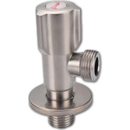 Free shipping 3/4 SUS304 stainless steel Angle Valve For Kitchen Faucet angle valve Or Wash basin Faucet angle valve