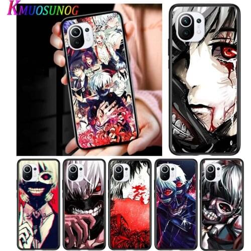 Anime Tokyo Ghoul Japan for Xiaomi Mi 11 10T Note 10 Ultra 5G 9 9T SE 8 A3 A2 A1 6X Pro Play F1 Lite 5G Black Phone Case