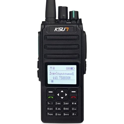 DMR Digital Wireless Interphone Supports U/V 400-700MHz 4FSK Digital Modulation 8W 5800mAh Walkie talkie