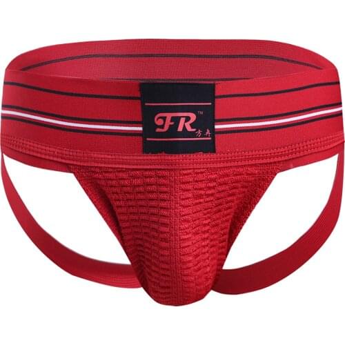 Men Briefs Hombre Sexy Panties Lingerie Open Butt Penis Pouch Thongs G String Underwear Athletic Supporter Jockstrap Underpants