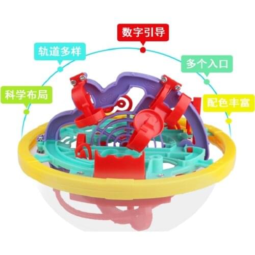 YuXin 1613 children brain game learning educational toy maze game ball Wholesale 3D maze ball childrens educational toys