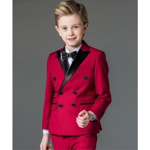 Jacket Pants 2 Piece Set Boys Suits For Weddings Kids Prom Suits Wedding Costumes for Boys Clothing For Children Set Boy Formal