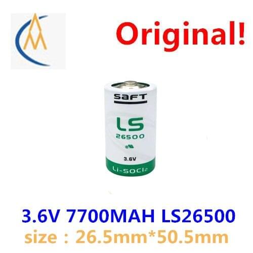 SAFT lithium battery LS26500 gas meter sumitomo injection molding machine CNC machine PLC type 2 C 3.6 V without feet