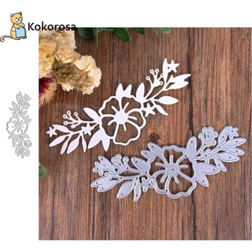 Kokorosa Flower Dies plant Metal Cutting Dies New 2020for Card Making Scrapbooking Embossing Die Cut Stencil Craft Die