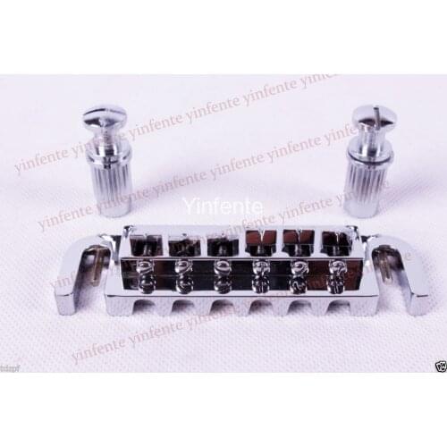New Electric Guitar Stop bar Tailpiece Bridge bridge string Chrome BY934 parts
