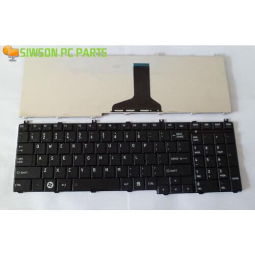 OEM US Layout Keyboard Replacement for Toshiba Satellite C665 C665D C660 C660D L670 L670D L770 L770D L750 L750D Black