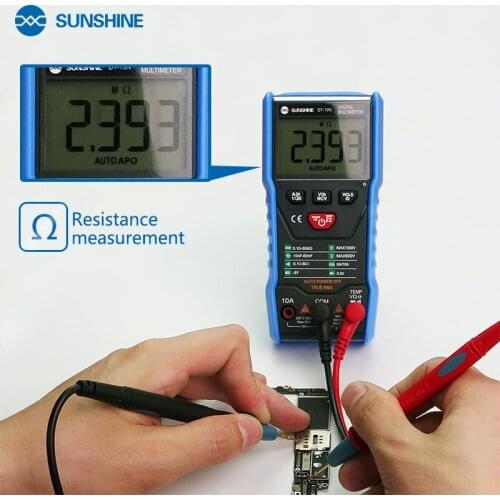 SUNSHINE DT-19N Professional Intelligent mobile phone repair specific mini Digital multimeter AC DC Ammeter Voltmeter Tool
