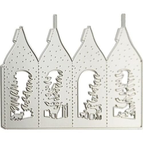 Christmas Tree Deer Metal Cutting Dies Stencil DIY Scrapbooking Album Stamp Paper Card Embossing Decor Craft