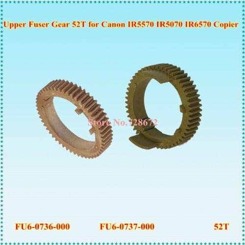 1SET Retail FU6-0736-000 + FU6-0737-000 FU6-0743-000 52T Upper Fuser Gear For Canon IR 5570 6570 Printer