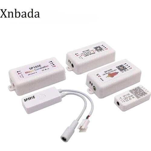 Led Strip Light Smart Controller SP105E / SP106E / SP107E / SP108E / SP110E/SP501E for Individually Addressable WS2812 SK6812