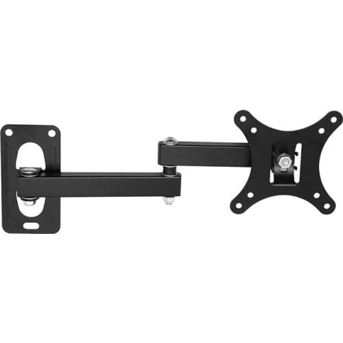 Universal Wall Mount Stand for 14-27inch LCD LED Screen Height Adjustable Monitor Retractable Wall for VESA Tv-B