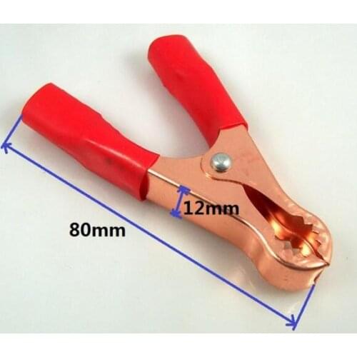 Battery Clamps Alligator Clips Battery Chucks Charger Clamps Circuit Connections Jacks 80mm