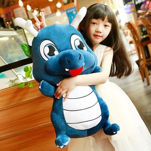 1pcs 55cm Cute Cartoon Animal Dinosaur Plush Toy Stuff Doll Birthday Gifts For Children