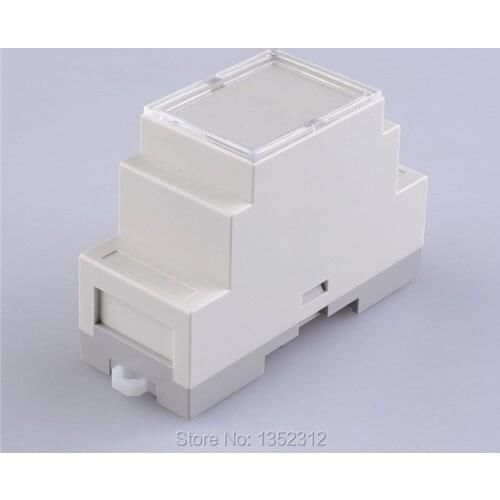 10 pcs/lot 87*60*36mm IP54 fireproof din rail enclosure electronic industry box instrument box plastic enclosur controller box
