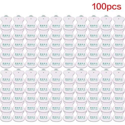 100/50/20/10PCS Self Adhesive Replacement Tens Electrode Pads Square Muscle Stimulator Electric Digital Machine Massager Sticker