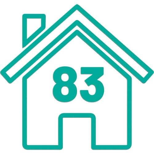 3 X Customized Wheelie Bin House Number Sticker Green Yellow RED BLACK WHITE BLUE