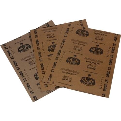 Grit 3000 5000 7000 Wet and Dry Sandpaper Polishing Abrasive Waterproof Paper Sheets HT171-173