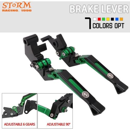 For KAWASAKI NINJA 300R Z300 Z-300 ABS 2013-2018 CNC Aluminum Motorcycle Folding Extendable Brake Clutch Levers