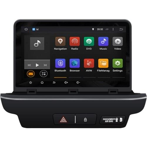 Octa Core Car GPS Navigation Head Unit BT stereo video Tape Recorder Android 9.0 Car Gps player 1024*600 For KIA CEED 2018-2020