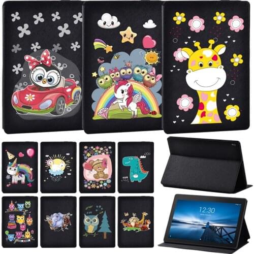 PU Leather Tablet Stand Cover Case for Lenovo Tab E10 10.1"/Tab M10 10.1"/Tab M10 FHD Plus 10.3" High-quality Protective Case