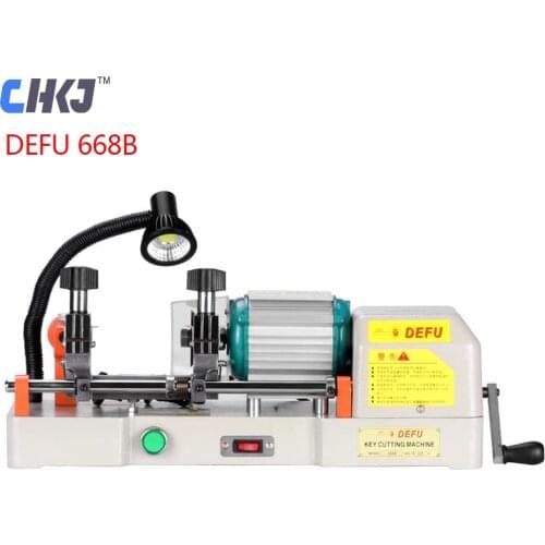 CHKJ DEFU 668C Full Automatic Key Duplicating Machine 220V Car Key Cutting Machine To Make Car Door Keys Locksmith Supplier Tool