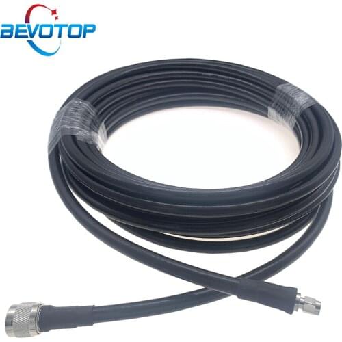 SMA Male to N Male LMR400 Pigtail Jumper Radio WIFI Extension Cable for 4G LTE Cellular Amplifier Cell Phone Signal Booster