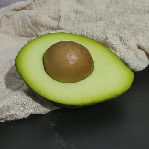 1PC Fake Avocado Simulation Fruit Model Avocado Model Fruit Shop Cabinet Decoration Props Kitchen Accessories Home Decoration
