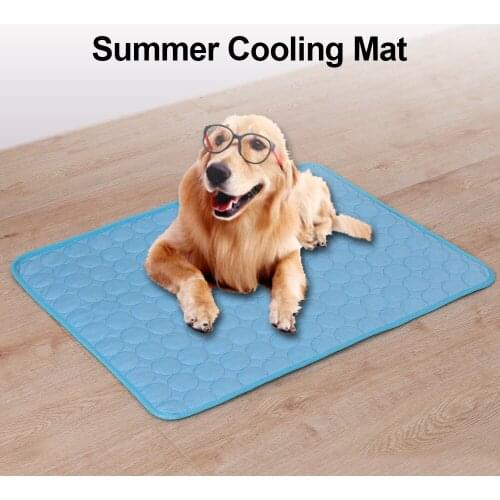 Dog Mat Cooling Summer Ice Pad Pet Dog Sleeping Bed Sofa Cover Mats For Dog Cats Washable Tour Camping Blanket Pet Accessories