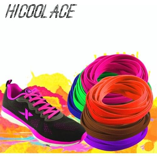 2020 Bestselling No Tie Shoelaces System with Elastic Laces Flat Elastic Shoe Laces Lazy Shoelaces for Adults and Kids Shoes