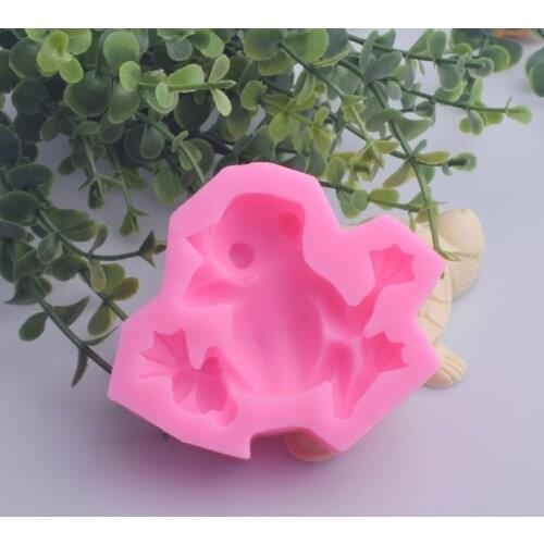 Frog Aromatherapy Plaster Epoxy Resin Mold Handmade Soap Silicone Mould DIY Crafts Jewelry Decorations Casting Tools