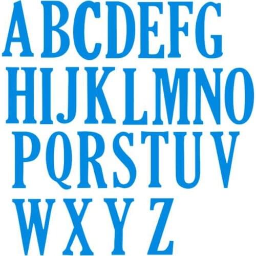 10cm/4inches Large Alphabet DIY Metal Cutting Dies Craft Card Album Photo Making Scrapbooking Template Stencil New Arrival