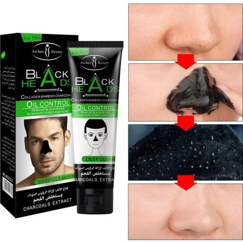 Men Nose Mask Blackhead Remover Mask Deep Cleansing Peeling Nasal Stick Oil Control Acne Remove Tool Skin Care 50g