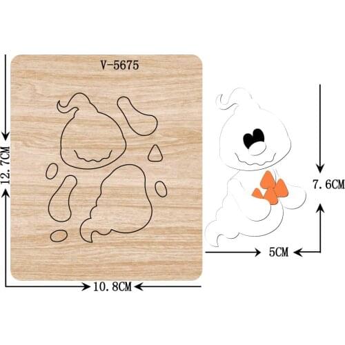 New Halloween imp wooden dies cutting dies for scrapbooking Multiple sizes V-5675