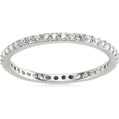 Original silver , Thin Full Tour Wedding Annulus , Ring, Good Quality and Affordable Full Tour ,Rings Types