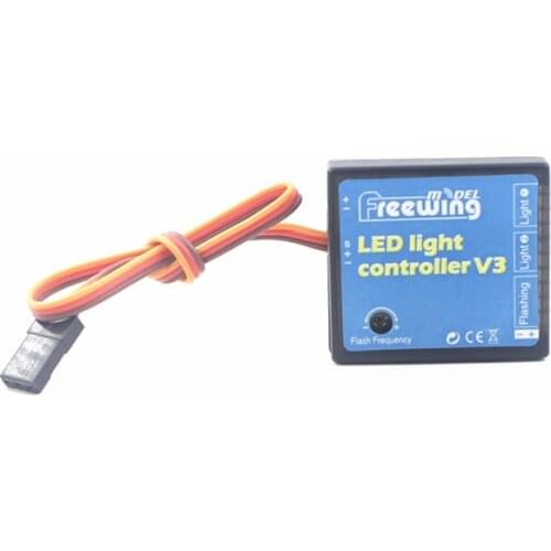 FreeWing V3 LED Light Controller 90mm Rc Jet Helicopter Quadcopter Frame LED Light Controller For Rc Airplane Drone Accessories