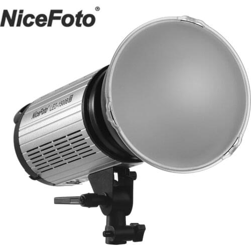 NiceFoto LED-1500B II 150W Daylight LED Video Light CRI 95+ Dual Power Supply Mobile APP 2.4G Remote Control