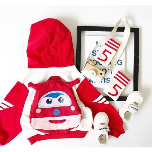 Tonytaobaby Autumn and Winter Clothes New Kids'and Babies' Cartoon Hat Coat Toddler Boy Jacket Girl Jacket