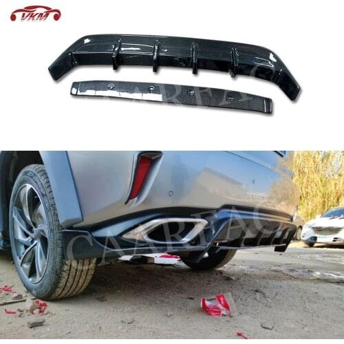 Carbon Fiber / FRP Rear Bumper Lip Diffuser Spoiler For Lexus RX300 RX450H 2016-2020 Car Styling