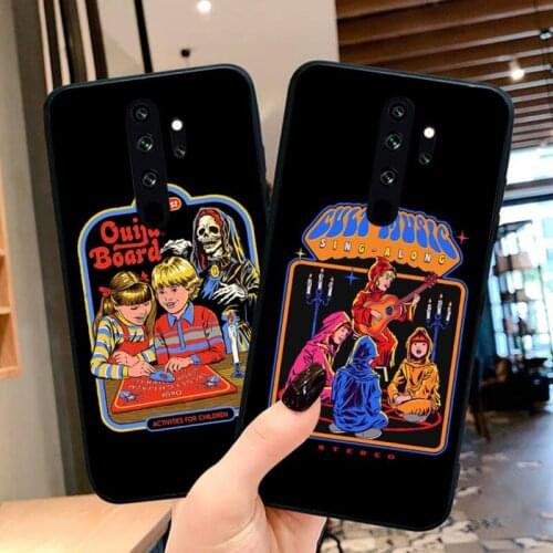 Funny Halloween Satan Vintage Lets Summon Demons Phone Case Capa for Redmi Note 9 8 8T 8A 7 6 6A Go Pro Max Redmi 9 K20 K30 Pro