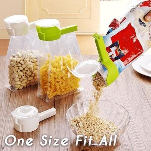 Snack Sealing Clip Fresh Keeping Sealer Clamp Plastic Helper Food Saver Travel Kitchen Gadgets Dropshipping