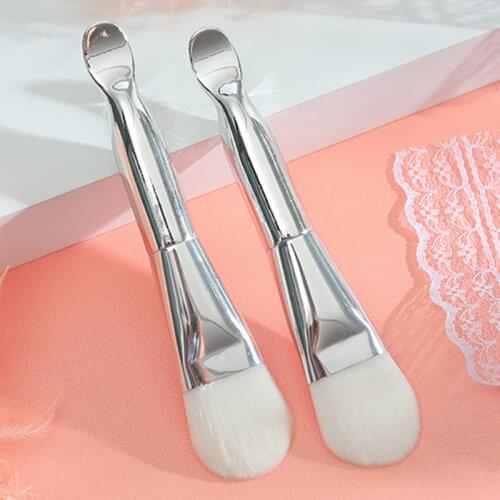 1pcs Metal Handle Facial Mask Mud Brush Professional Foundation Face Contour Brushes Skin Care Portable Cosemtic Beauty Tools