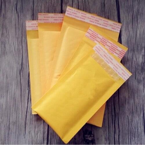 10pcs/lots Kraft Bubble Mailers Padded Envelopes Multi-function Packaging material Shipping Bags Bubble Mailing Envelope Bags