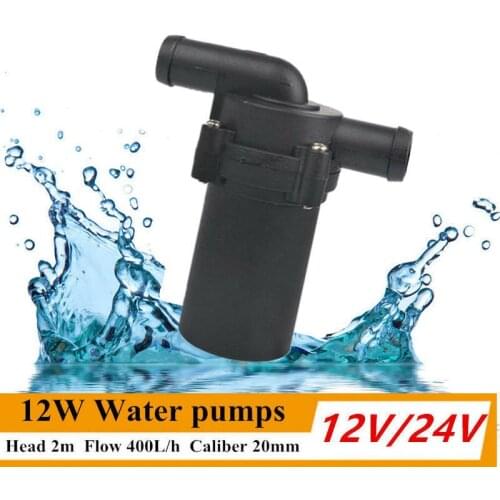 12V 24V 12W Car Water Pumps Automatic Strengthen A/C Heating Accelerate Water Circulation Pump Winter Auto Heat A/C Temp