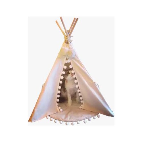 2018 Foldable Flexibility Semi-enclosed Cottage Pet Beds Removable Washable Cotton Dog Beds Cool Mosquito-resistant pet Tent