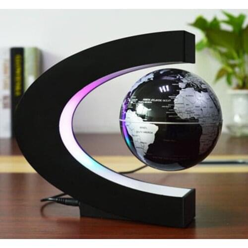 2021 Floating Magnetic levitation Globe Light World Map Electronic Antigravity Lamp Home Decoration novelty lights Birthday Gift