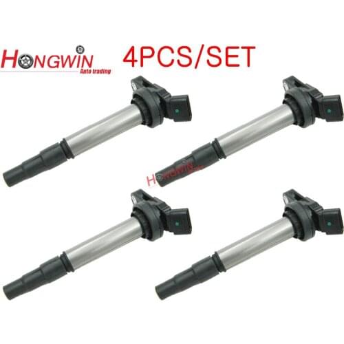 90919-02258 4pcs/set Ignition Coils Fits TToyota Corolla Prius LLexus CT200h 2ZRFE 1.8L 9091902258 90919 02258