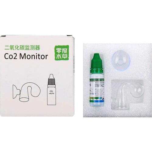 Fish Tank CO2 Water Live Moss Plant Aquarium Notes Glass Drop Checker Carbon Dioxide PH Ball Long Term Indicator Monitor Tester