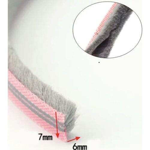 Aluminum sliding door window brush seal dustproof strip weatherstripping draught excluder